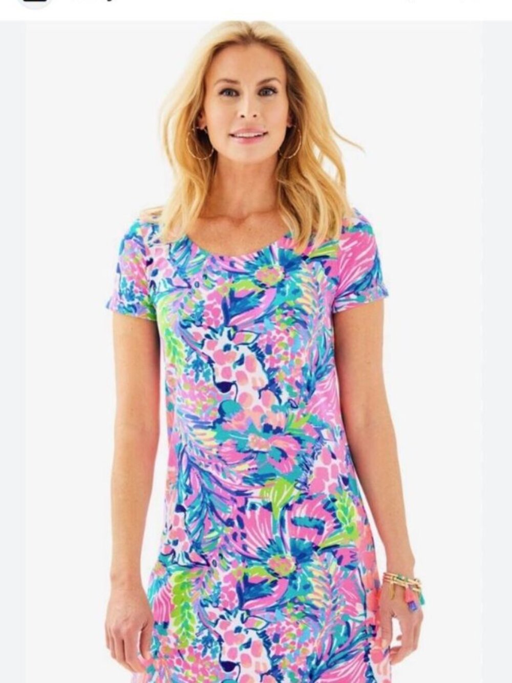 Lilly Pulitzer Jumbo Limbo Tammy Dress Shift Multicolor Size Medium